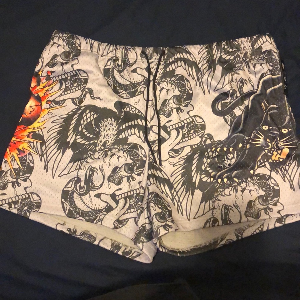 Ed hardy mesh shorts